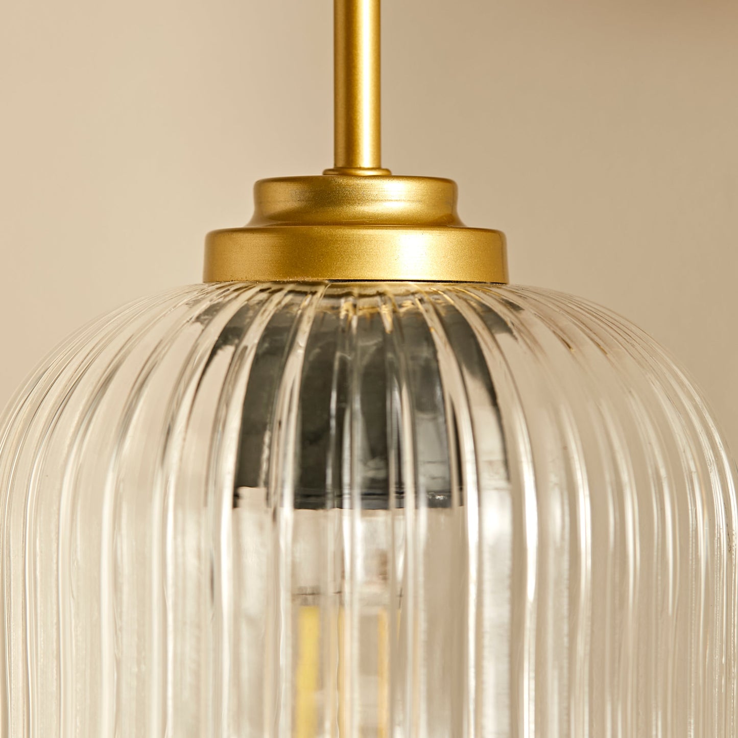 Elland Plug in Wall Light Gold - Clear Glass-AUDUS INTERIORS