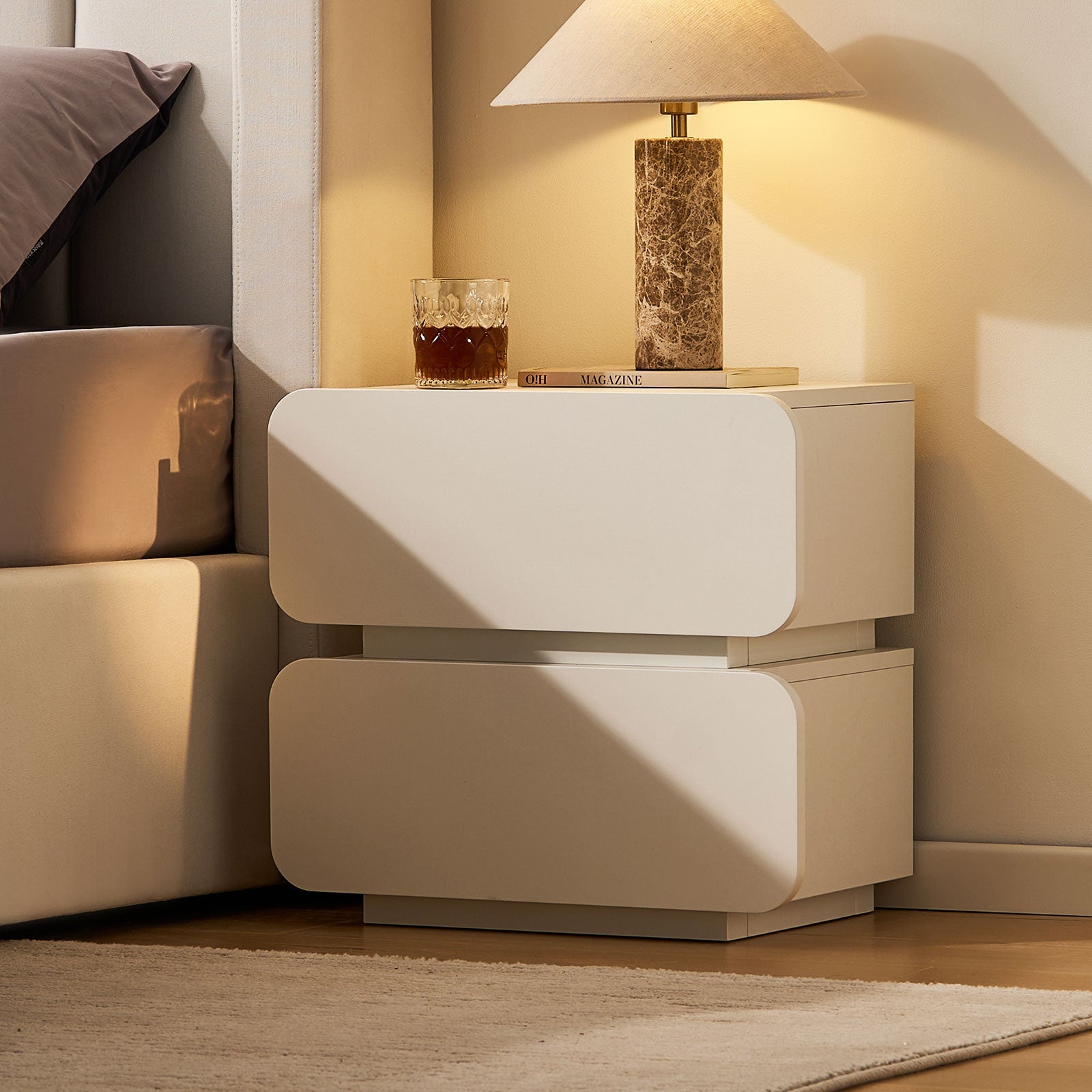 Ennis Bedside Table-AUDUS INTERIORS