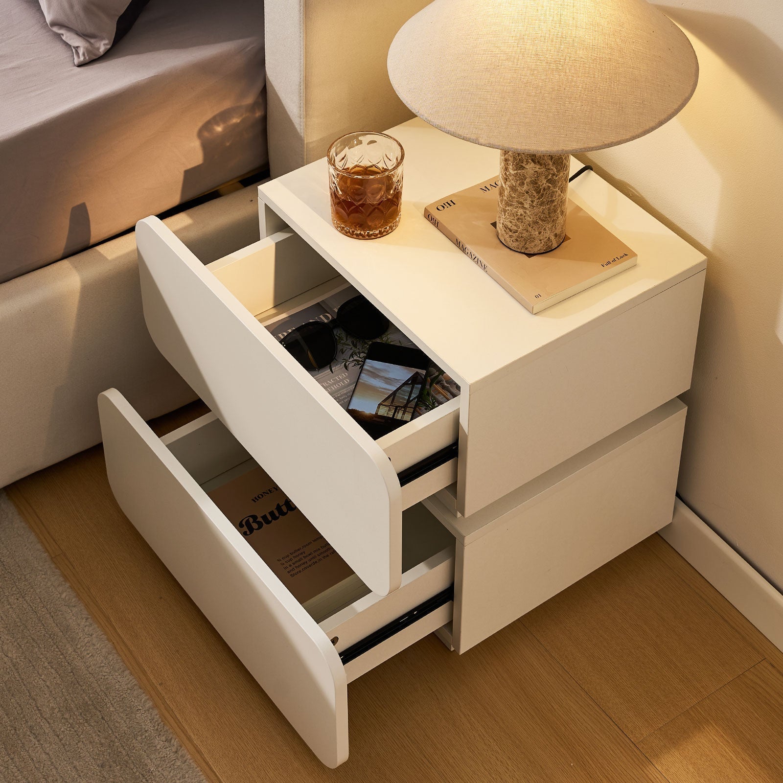 Ennis Bedside Table-AUDUS INTERIORS
