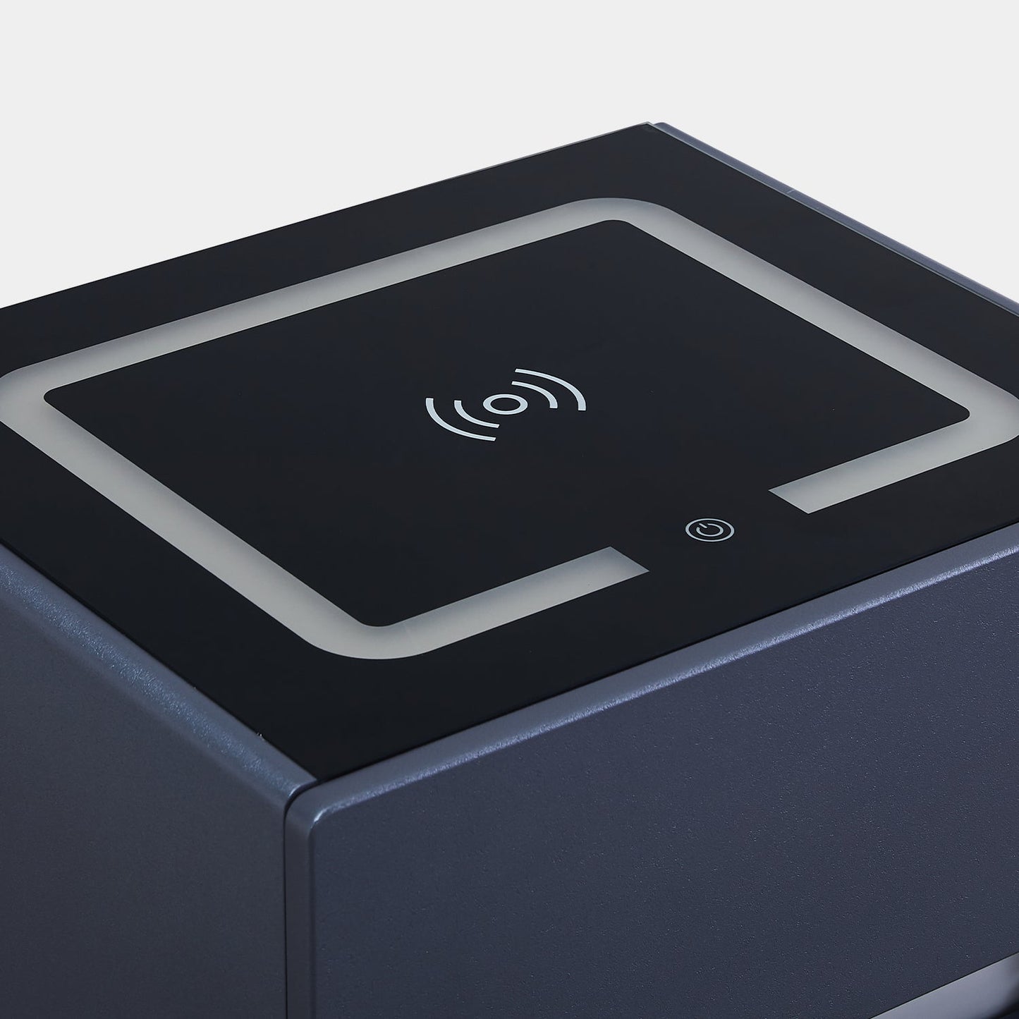 Erinn LED Light Bedside Table [2/3 Drawers][Charging Station][Nightstand]-AUDUS INTERIORS