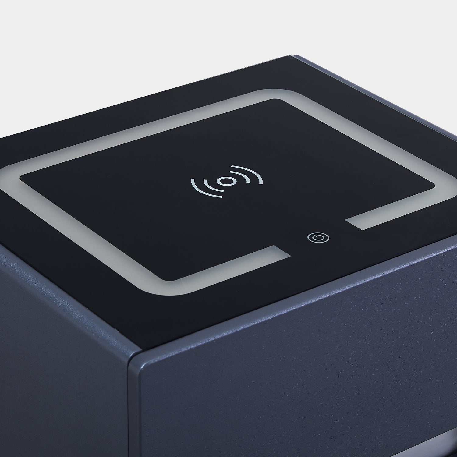 Erinn LED Light Bedside Table [2/3 Drawers][Charging Station][Nightstand]-AUDUS INTERIORS