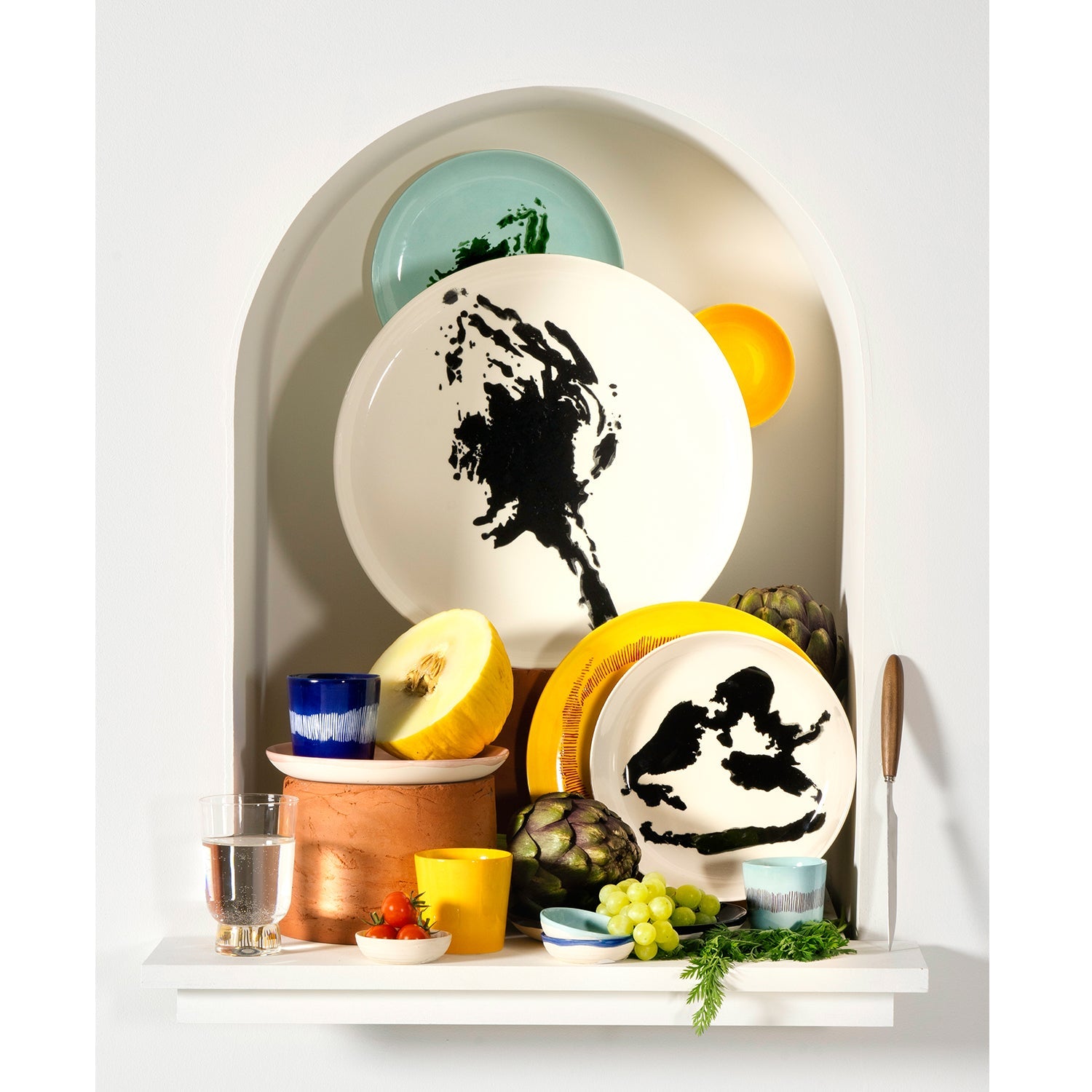 Feast Serving Plate, 35cm-AUDUS INTERIORS